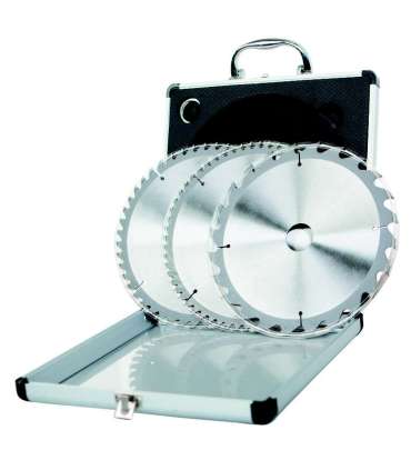 Saeketaste kompl (3tk) HW Ø210x2,6/30mm Z24/48/60, Scheppach