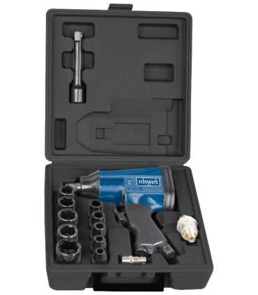 suruõhu mutrikeeraja löögiga, komplekt 1/2", Scheppach