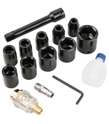 suruõhu mutrikeeraja löögiga, komplekt 1/2", Scheppach