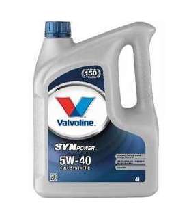 Mootoriõli Synpower 5W40 4L, Valvoline