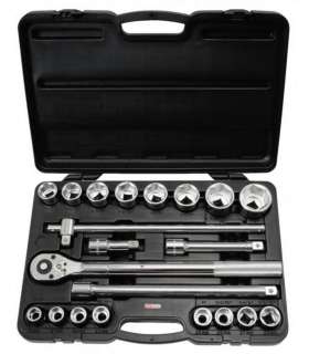 Padrun 3/4´´ komplekt 21osa CLASSIC 19-50mm, KS Tools