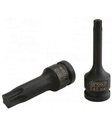 Lööksisekuuskant padrun 1/2´´ TX40 pikk, KS Tools