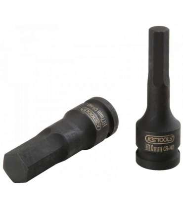 Lööksisekuuskant padrun 1/2´´ 10mm pikk, KS Tools