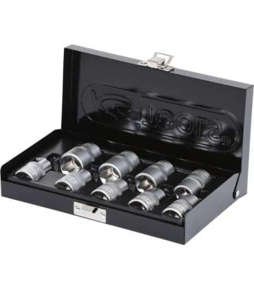 Padrun komplekt 1/2´´ Torx E10-E24 9osa, KS Tools