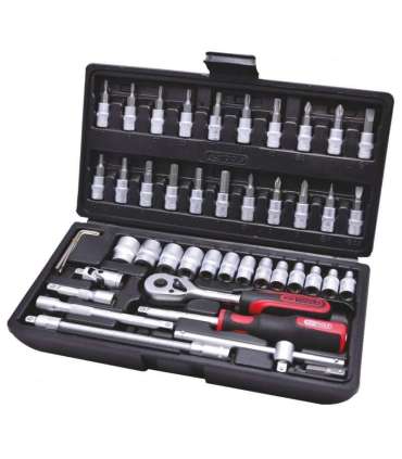 Padrun komplekt 1/4´´ 48-osa CLASSIC, KS Tools