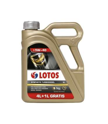 Mootoriõli Lotos Synthetic Turbodiesel 5W40 4+1L, Lotos Oil