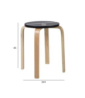 Taburet SIXTY-1 D41xH45cm, must