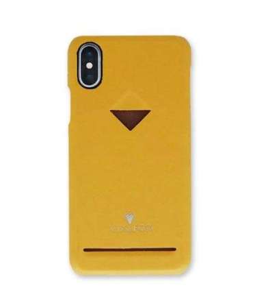 VixFox Card Slot Back Shell for Iphone X/XS mustard yellow