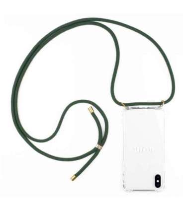 Lookabe Necklace iPhone X/Xs gold green loo013
