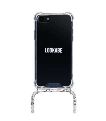 Lookabe Necklace Snake Edition iPhone 7/8+ silver snake loo017