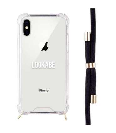 Lookabe Necklace iPhone Xs Max gold black loo005