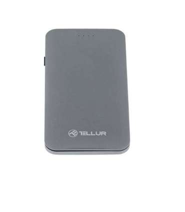 Tellur Power Bank QC 3.0 Fast Charge, 5000mAh, 3in1 gray