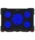 Tellur Cooling pad Basic 17, 5 fans, LED, black