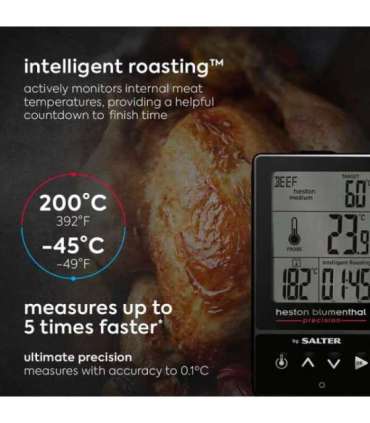 Salter 540A HBBKCR Heston Blumenthal Precision 5-in-1 Digital Cooking Thermometer