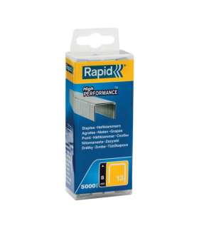 Klambrid 13/8 5000tk, 10,6x0,7mm, kollane, plastkarbis, Rapid