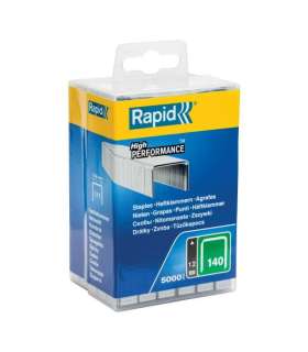 Klambrid 140/12 5000tk, 10,6x1,3mm, roheline, plastkarbis, Rapid