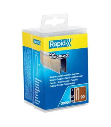 Klambrid 90/20 3000tk, plastkarbis, Rapid