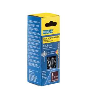 Neet alumiinum Al 4,8x25mm 50tk + Drill C, Rapid