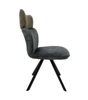 Стул EDDY, зеленый бархат