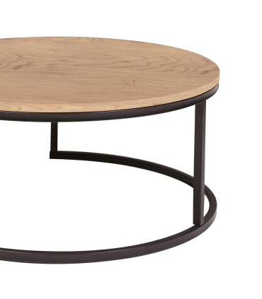 Diivanilaud BRITU D80xH35cm, hele puit