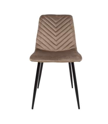 Стул BRIE, бежевый бархат
