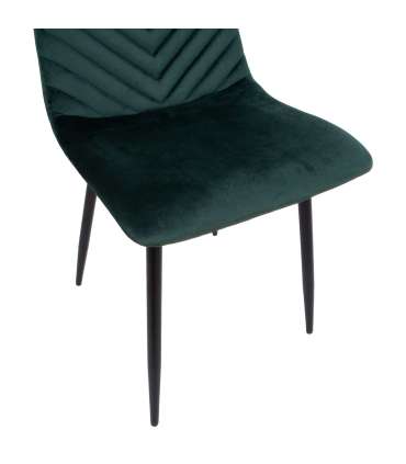 Стул BRIE, темно-зеленый бархат