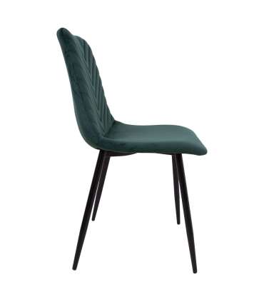 Стул BRIE, темно-зеленый бархат