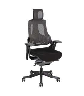 Рабочий стул WAU черный/серый