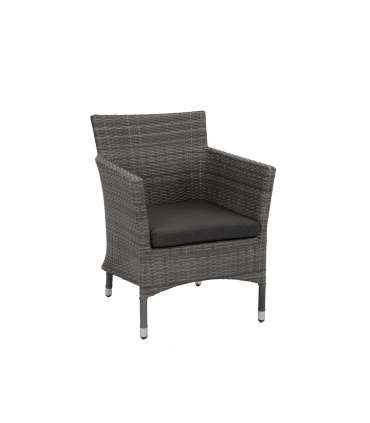 Aiamööblikomplekt WATERS laud, diivan ja 2 tooli, pruun