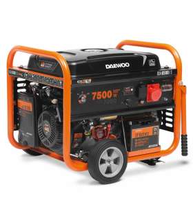 Daewoo GDA 8500E-3 engine-generator 7000 W 30 L Petrol Black, Orange