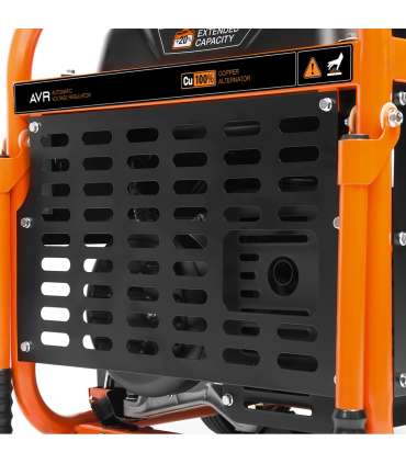 Daewoo GDA 8500E-3 engine-generator 7000 W 30 L Petrol Black, Orange