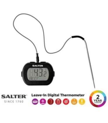 Salter 515 BKCR Leave-In Digital Thermometer