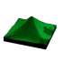 Canopy roof cover 2 x 2 m (dark green colour, fabric density 160 g/m2)
