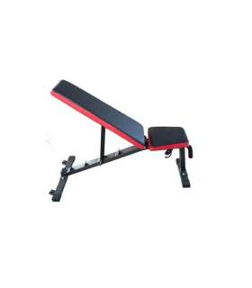 Fitness Bench, black-red