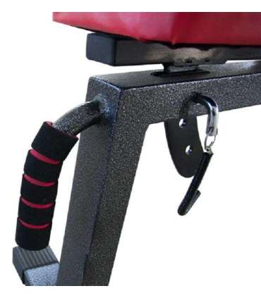 Fitness Bench, black-red