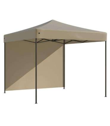 Pop Up Folding awning 2.92x2.92 m, with walls, Beige, H series, steel (tent, pavilion, awning)