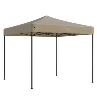 Pop Up Folding awning 2.92x2.92 m, with walls, Beige, H series, steel (tent, pavilion, awning)