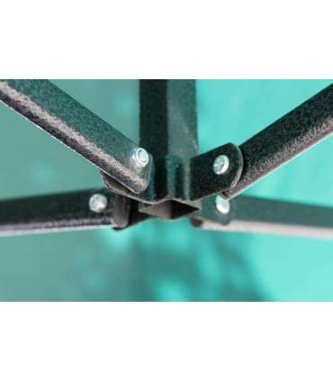 Pop Up portable folding tent with walls and roof 2.92x2.92 m, H series (green, steel frame, polyeste