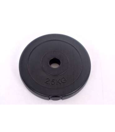 Vinyl weight disk for barbells and dumbbells (plate) 2,5kg (31,5mm)