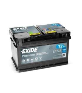 Aku Exide Premium  72Ah720A 278x175x175 -+