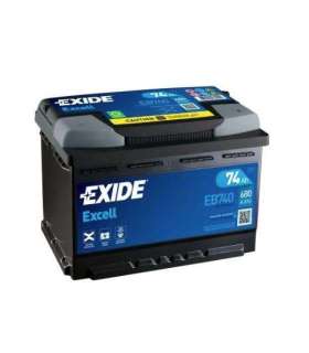 Aku Exide Excell 74Ah 680A 278x175x190 -+
