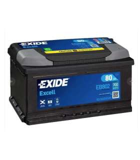 Aku Exide Excell 80Ah 700A 315x175x175 -+
