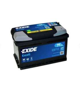 Aku Exide Excell 71Ah 670A 278x175x175 -+