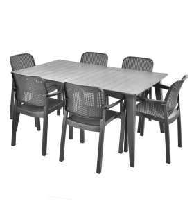 Aiamööbli komplekt HECHT SAMANA SET GRAPHITE 6