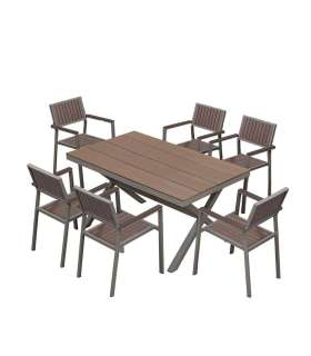 Aiamööbli komplekt HECHT LIMA SET 6