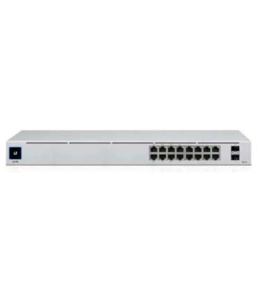 Switch|UBIQUITI|USW-16-POE|Type L2|Desktop/pedestal|Rack|16x10Base-T / 100Base-TX / 1000Base-T|2xSFP|PoE ports 16|PoE+ ports 8|1