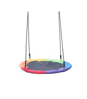 Childrens swing Stork nest Ø 100 cm, multicolored