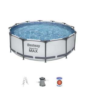 Frame pool Bestway Steel Pro Max Set 366х100 cm, with filter pump and accessories (56418)