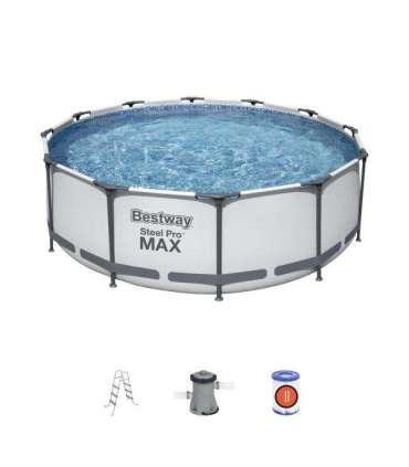 Frame pool Bestway Steel Pro Max Set 366х100 cm, with filter pump and accessories (56418)