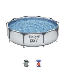 Frame pool Bestway Steel Pro Max Set 305х76 cm, with filter pump (56408)